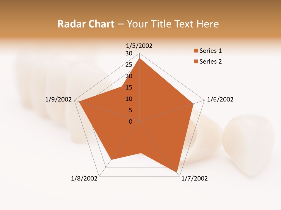 Precision Jaw Dental Crown PowerPoint Template