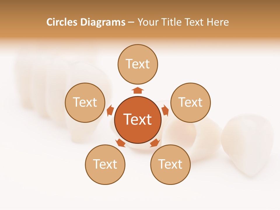 Precision Jaw Dental Crown PowerPoint Template