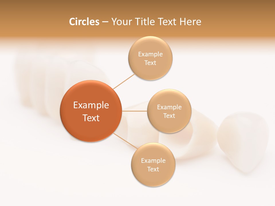 Precision Jaw Dental Crown PowerPoint Template