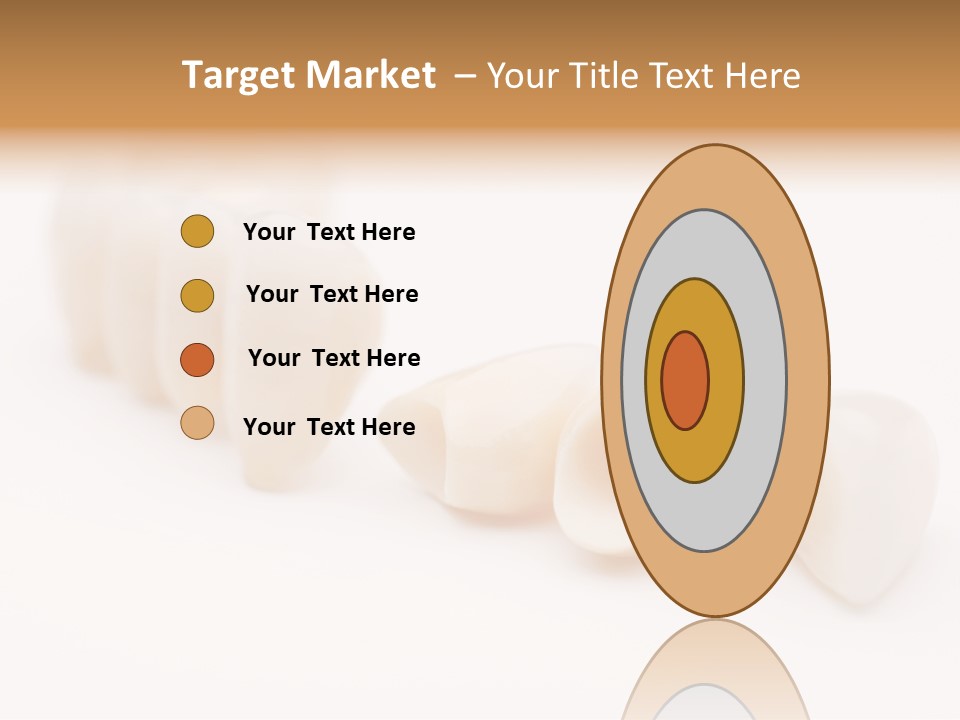Precision Jaw Dental Crown PowerPoint Template