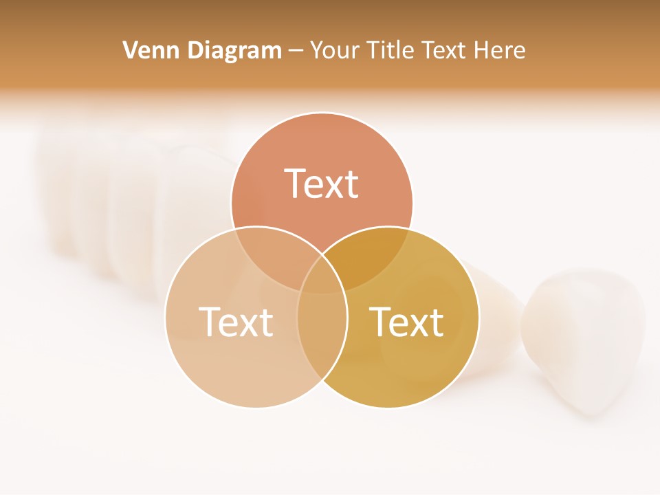 Precision Jaw Dental Crown PowerPoint Template