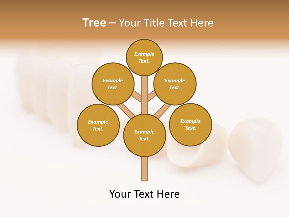 Precision Jaw Dental Crown PowerPoint Template
