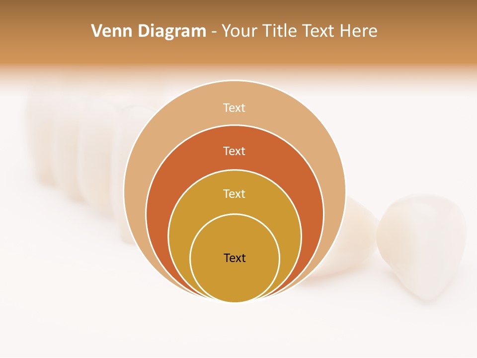 Precision Jaw Dental Crown PowerPoint Template