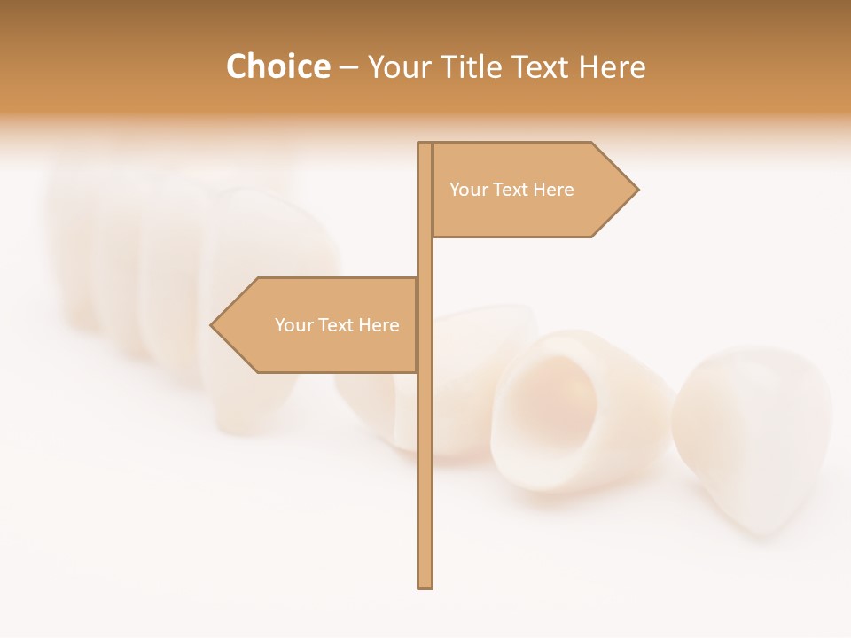 Precision Jaw Dental Crown PowerPoint Template