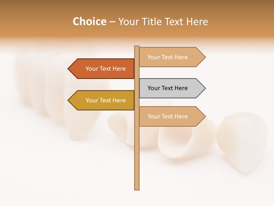 Precision Jaw Dental Crown PowerPoint Template