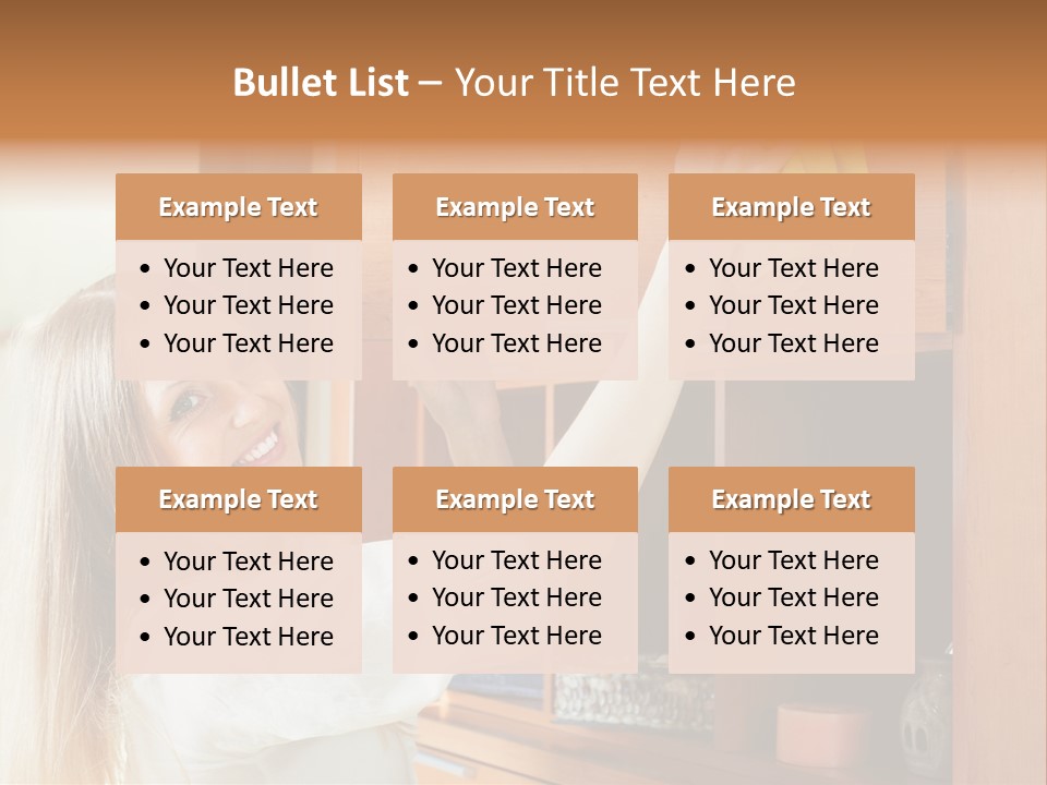 Household Housekeeping Door PowerPoint Template