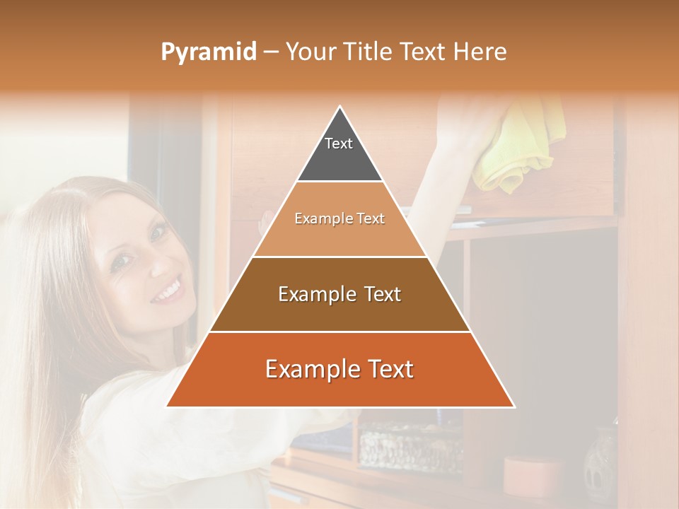 Household Housekeeping Door PowerPoint Template