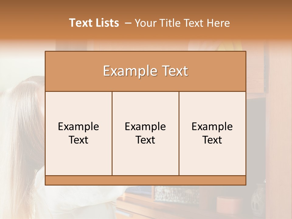 Household Housekeeping Door PowerPoint Template