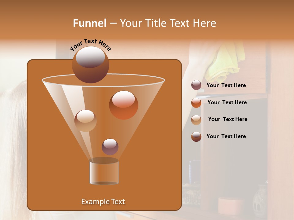 Household Housekeeping Door PowerPoint Template