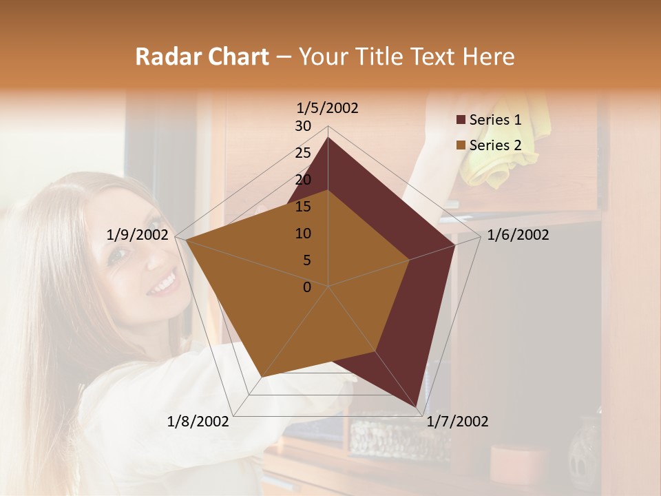 Household Housekeeping Door PowerPoint Template