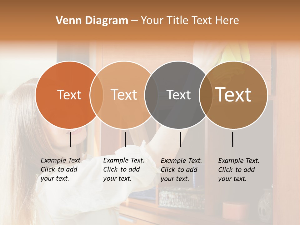 Household Housekeeping Door PowerPoint Template