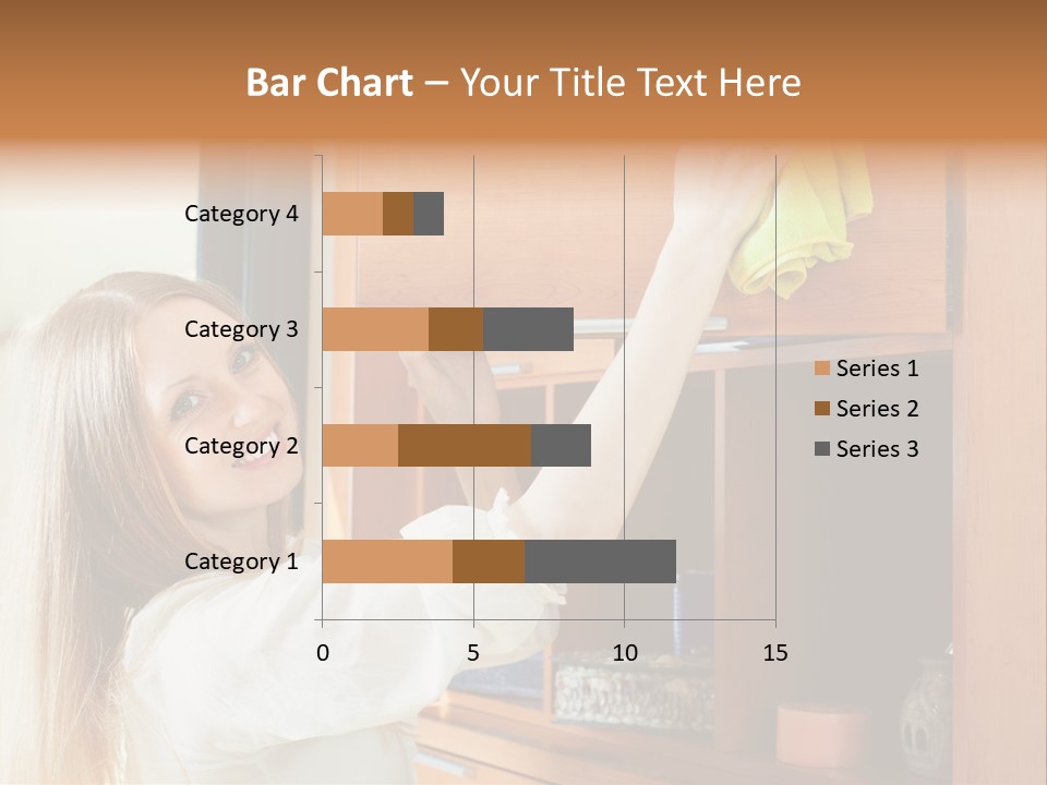 Household Housekeeping Door PowerPoint Template