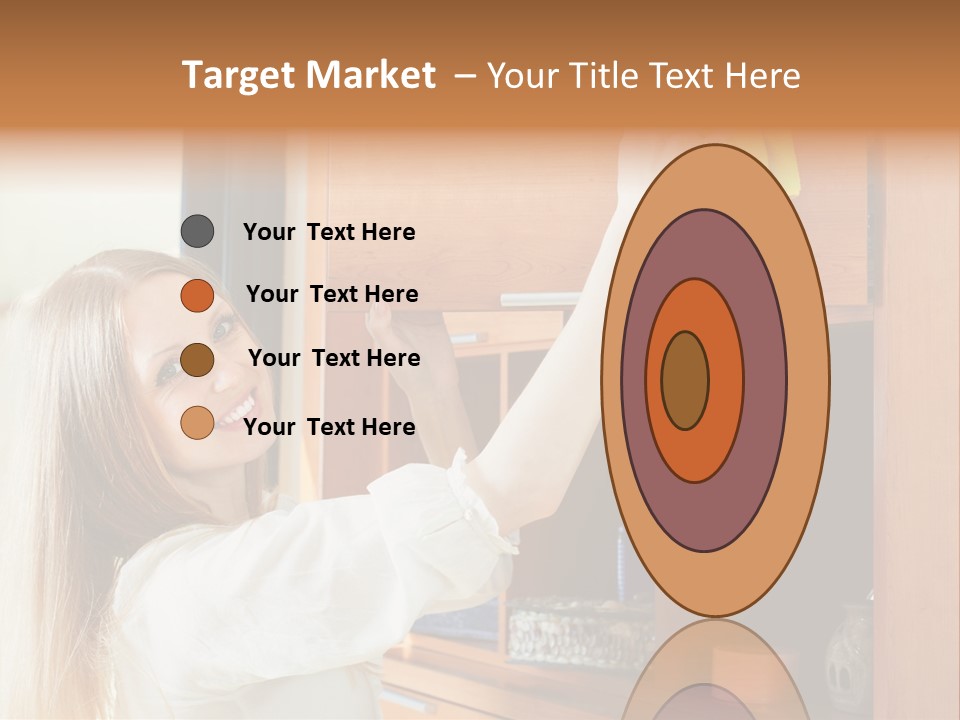 Household Housekeeping Door PowerPoint Template