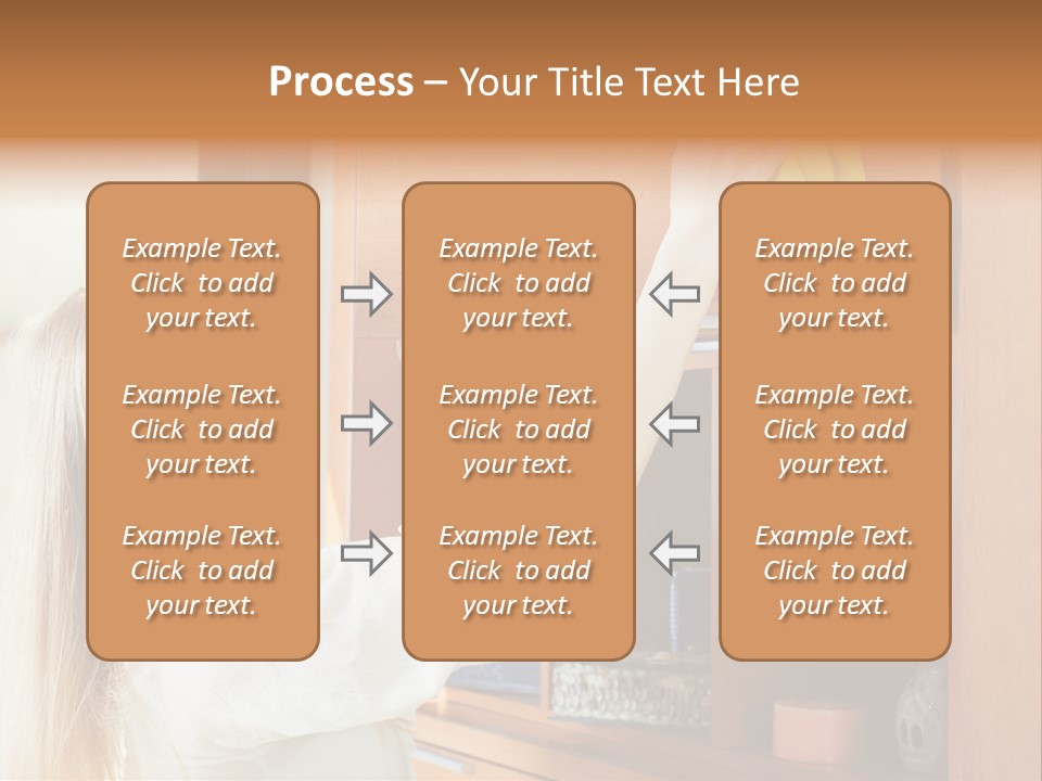 Household Housekeeping Door PowerPoint Template