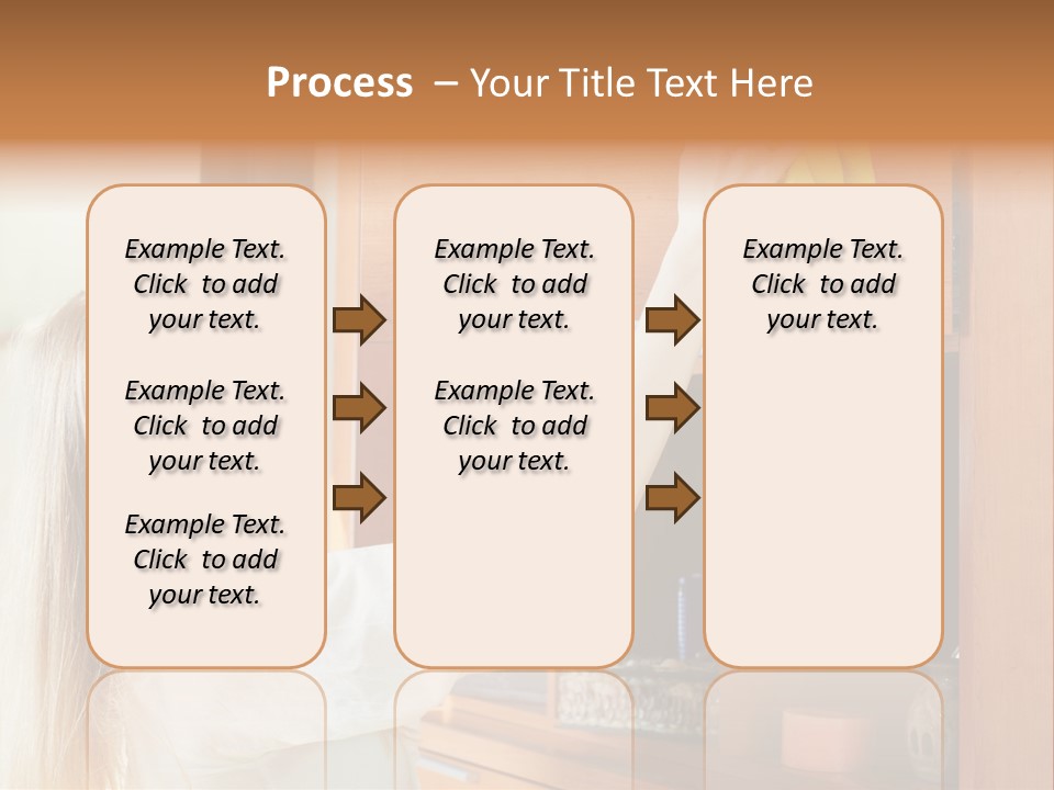 Household Housekeeping Door PowerPoint Template