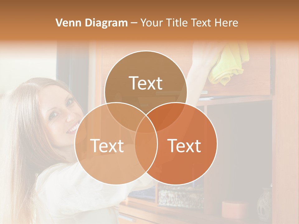 Household Housekeeping Door PowerPoint Template