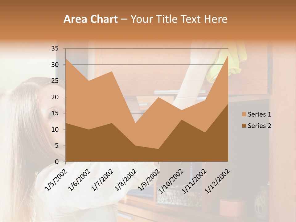 Household Housekeeping Door PowerPoint Template