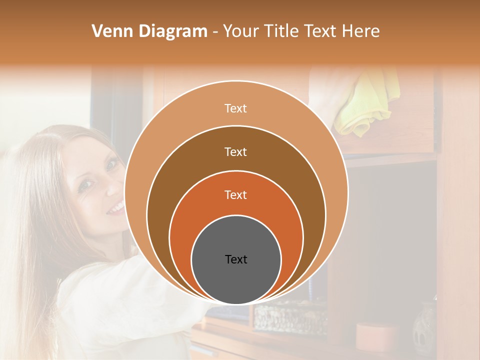 Household Housekeeping Door PowerPoint Template