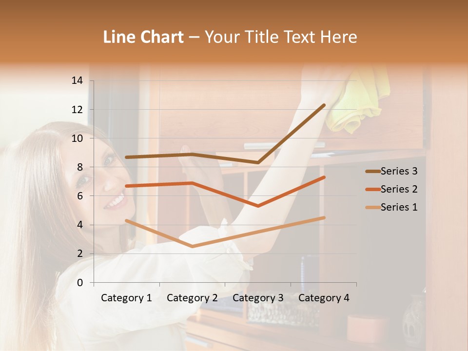Household Housekeeping Door PowerPoint Template