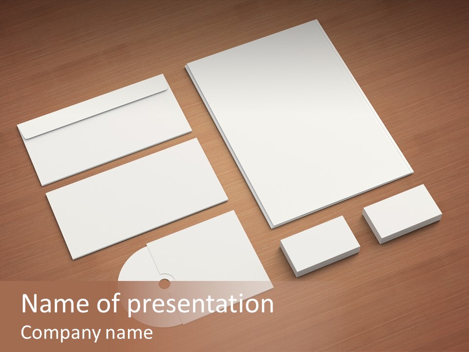 Icon Empty Note PowerPoint Template