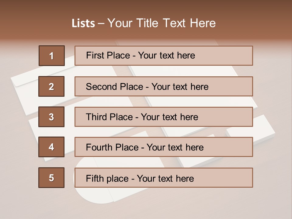 Icon Empty Note PowerPoint Template