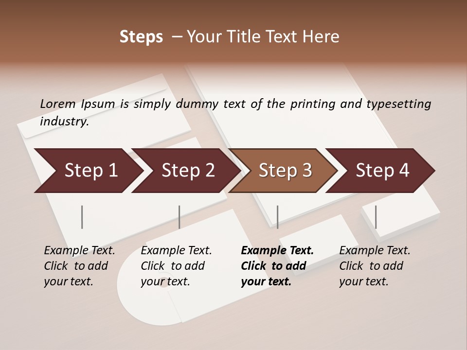 Icon Empty Note PowerPoint Template