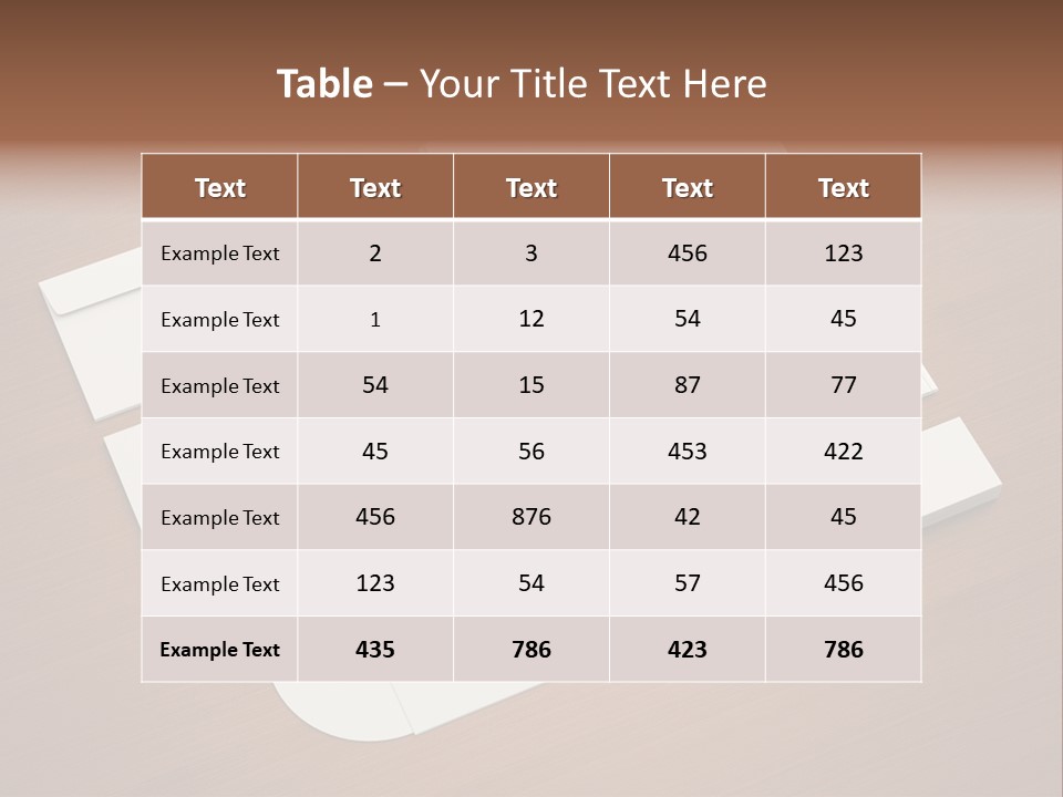 Icon Empty Note PowerPoint Template