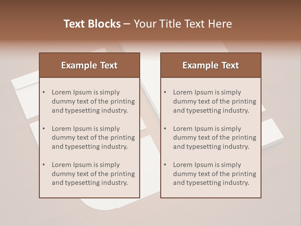 Icon Empty Note PowerPoint Template