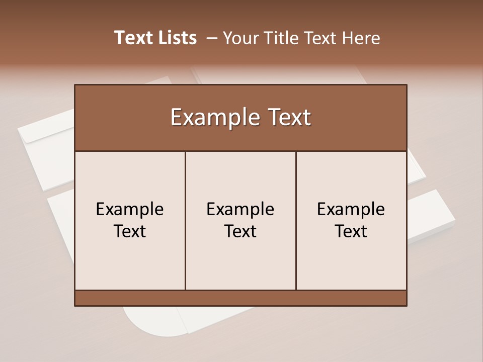 Icon Empty Note PowerPoint Template