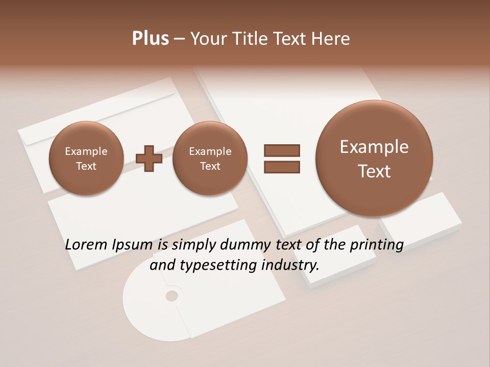 Icon Empty Note PowerPoint Template