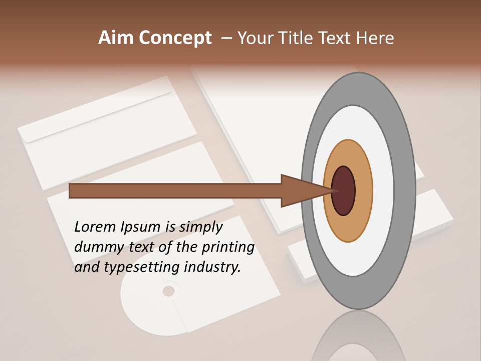 Icon Empty Note PowerPoint Template