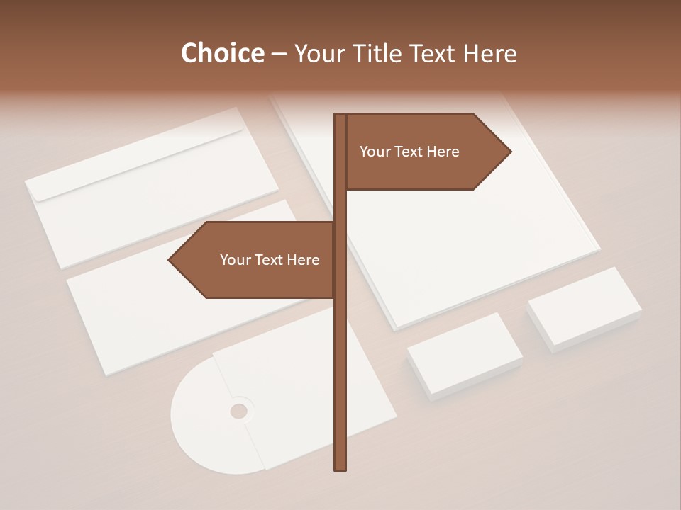 Icon Empty Note PowerPoint Template
