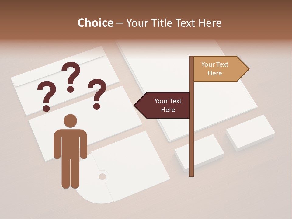 Icon Empty Note PowerPoint Template