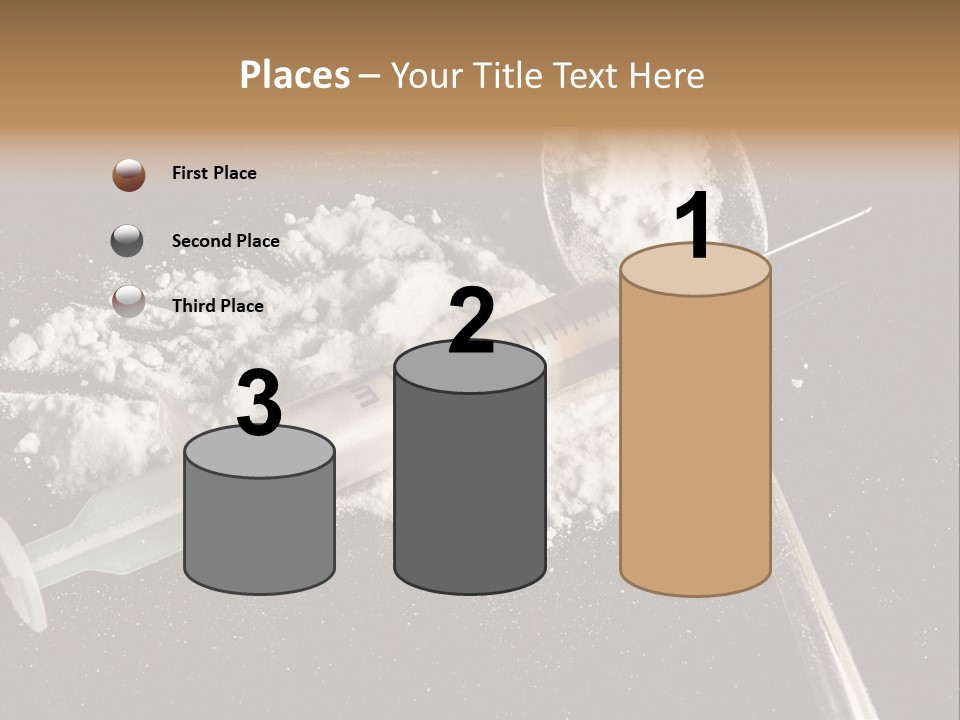 Dependence Cocaine Healthy PowerPoint Template