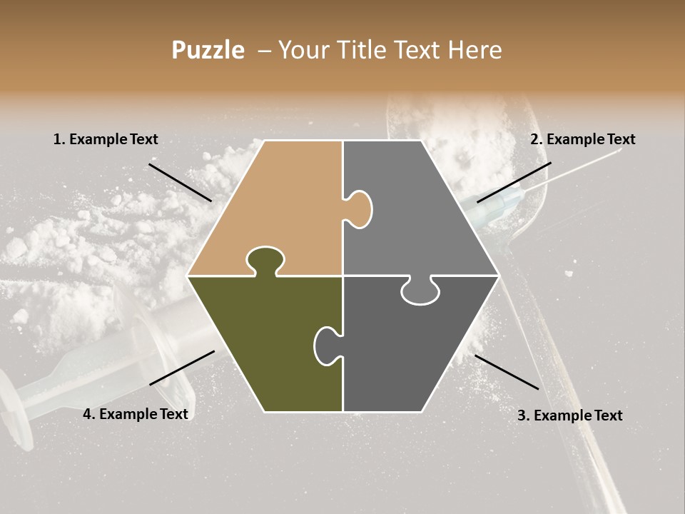Dependence Cocaine Healthy PowerPoint Template