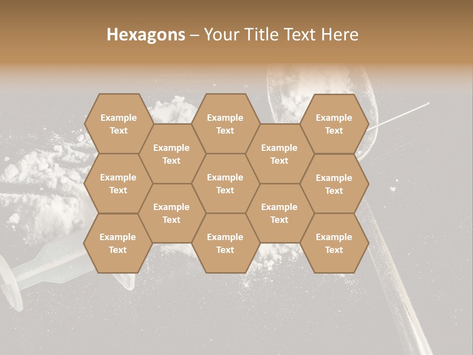 Dependence Cocaine Healthy PowerPoint Template