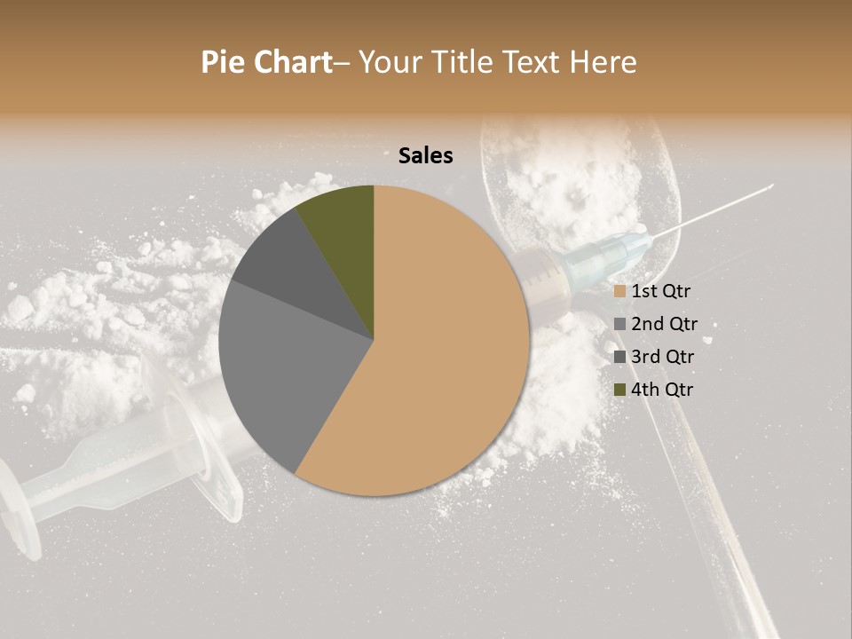 Dependence Cocaine Healthy PowerPoint Template