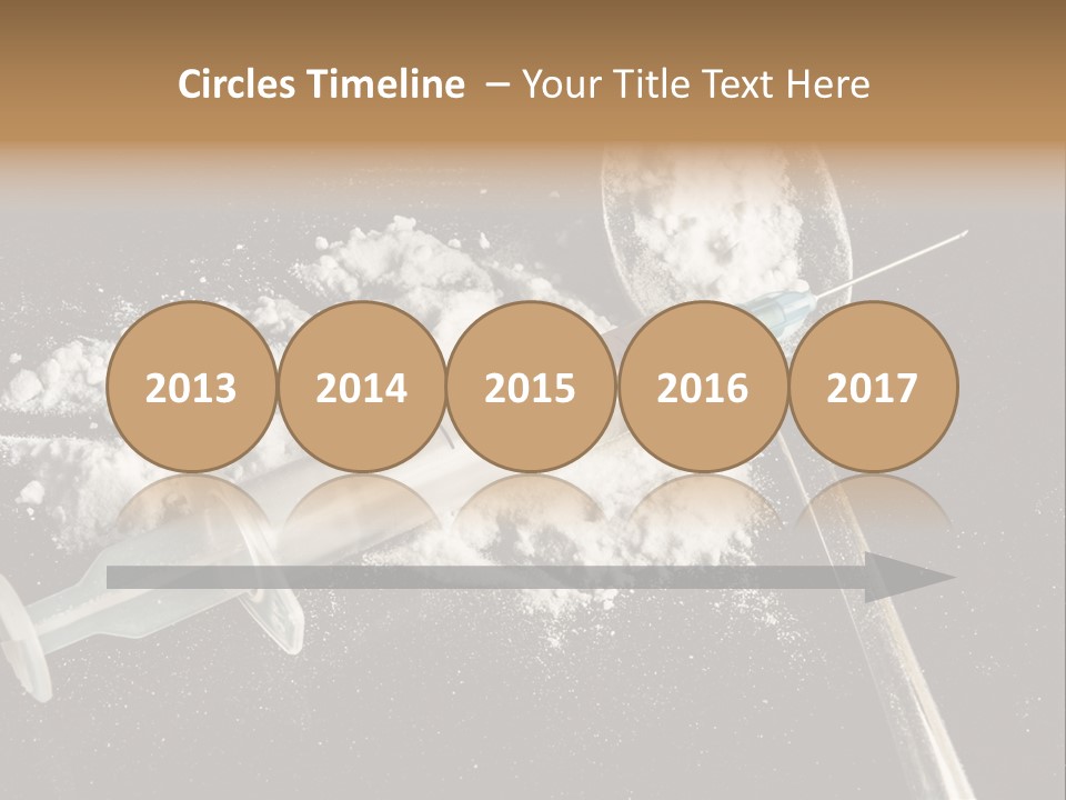 Dependence Cocaine Healthy PowerPoint Template