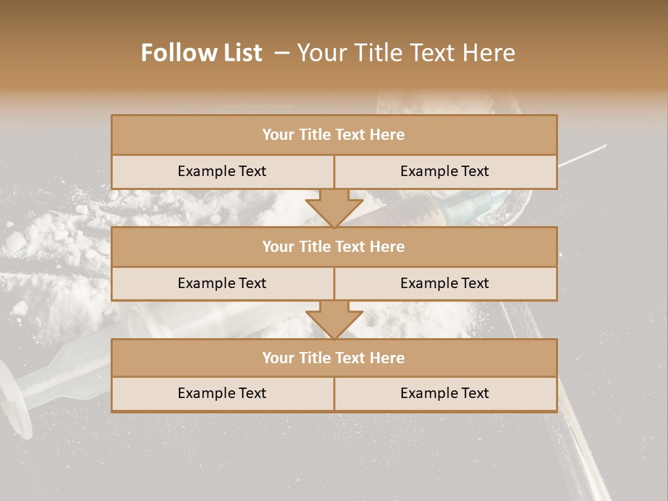 Dependence Cocaine Healthy PowerPoint Template