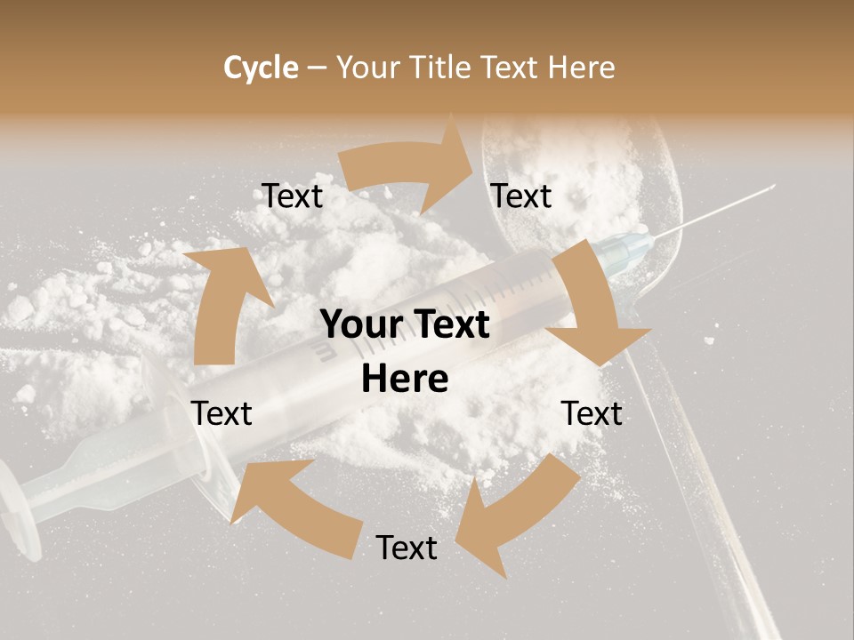 Dependence Cocaine Healthy PowerPoint Template