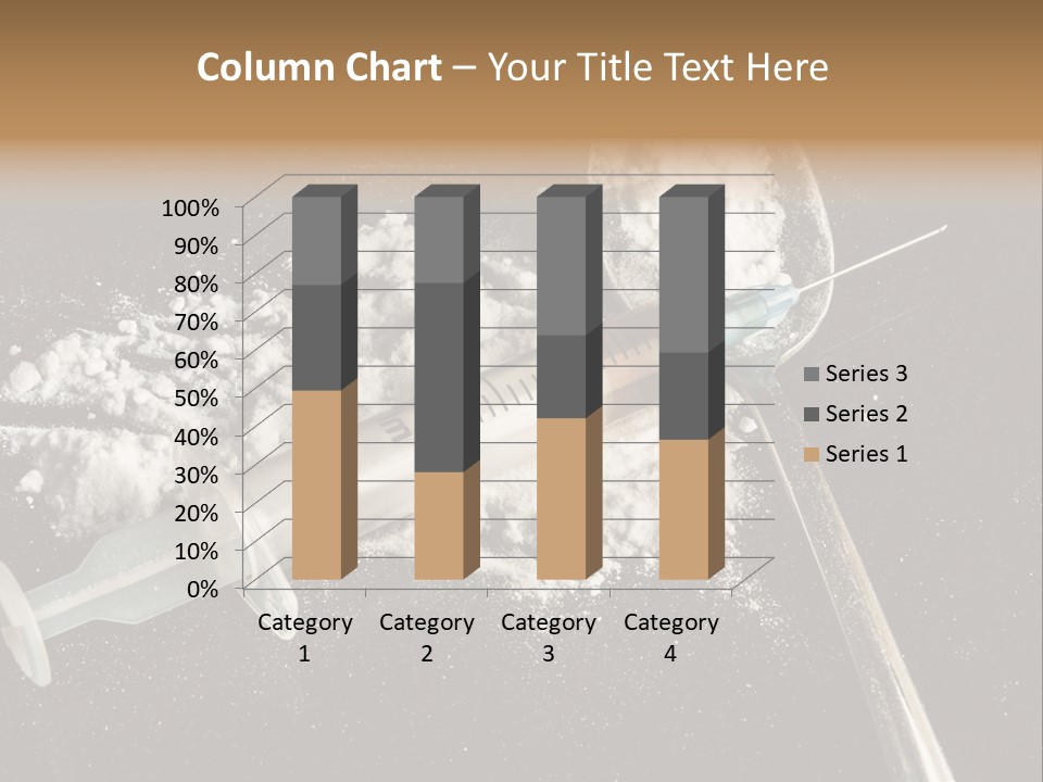 Dependence Cocaine Healthy PowerPoint Template