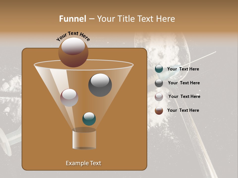Dependence Cocaine Healthy PowerPoint Template