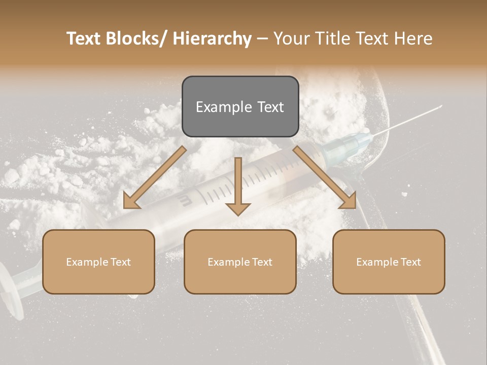 Dependence Cocaine Healthy PowerPoint Template
