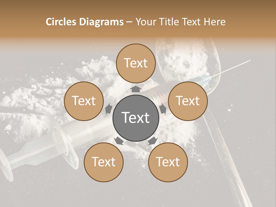 Dependence Cocaine Healthy PowerPoint Template