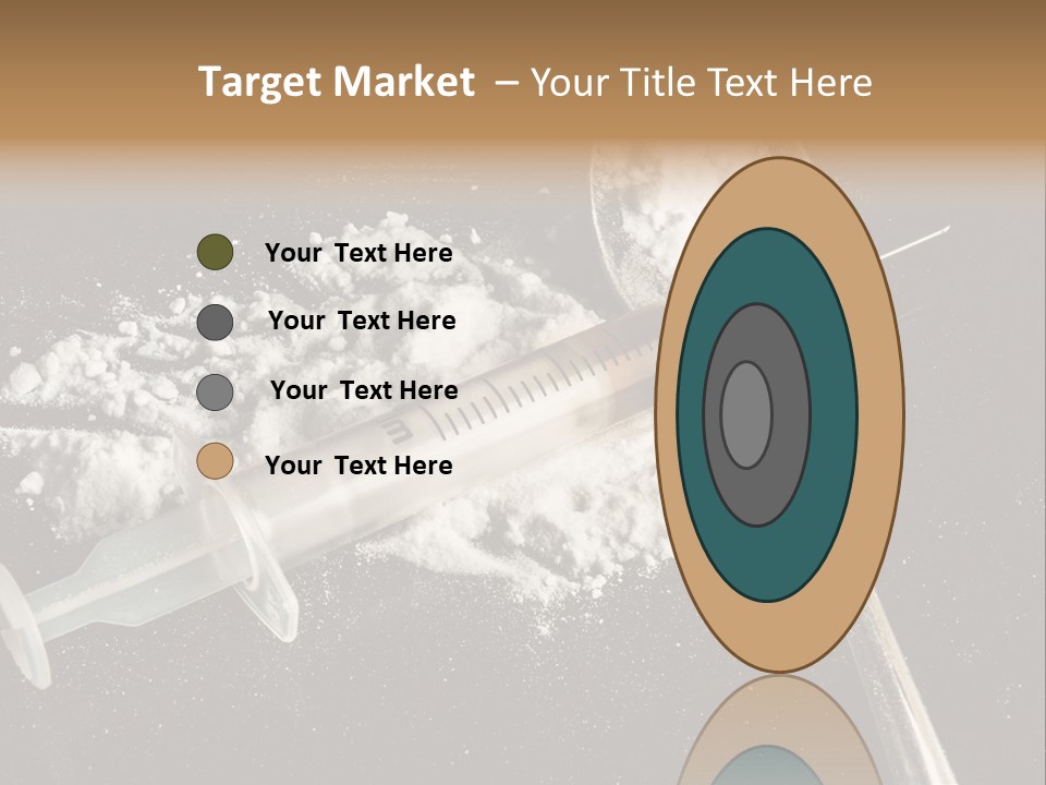 Dependence Cocaine Healthy PowerPoint Template
