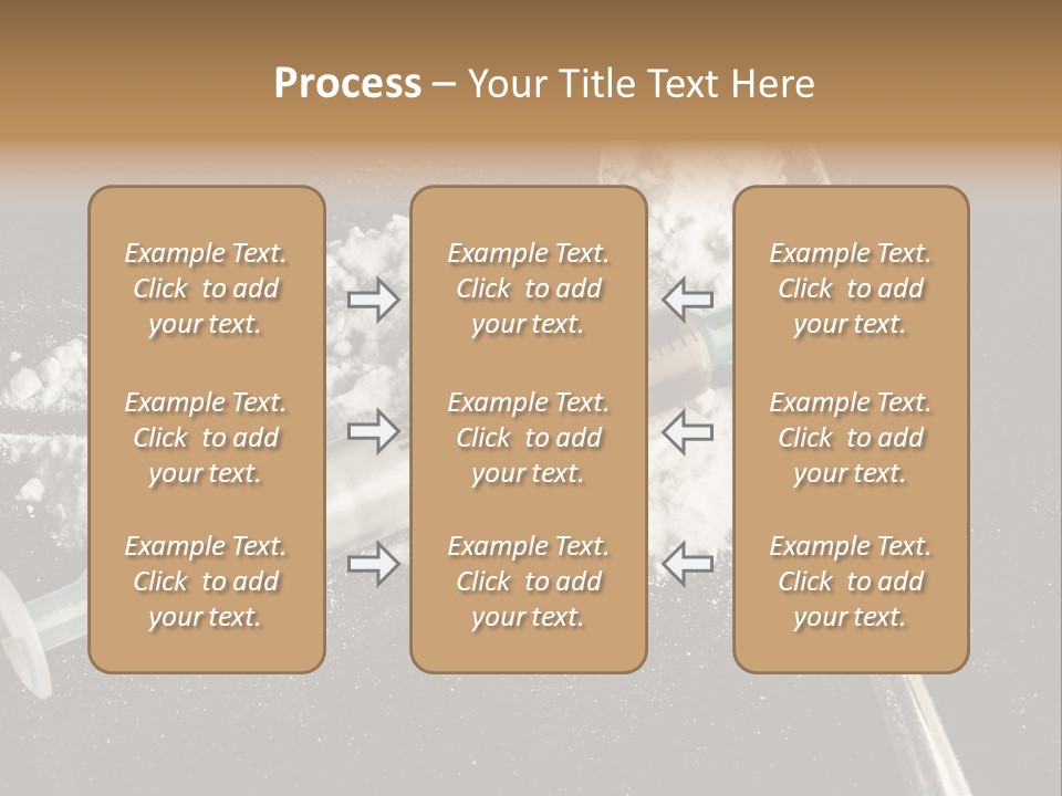 Dependence Cocaine Healthy PowerPoint Template