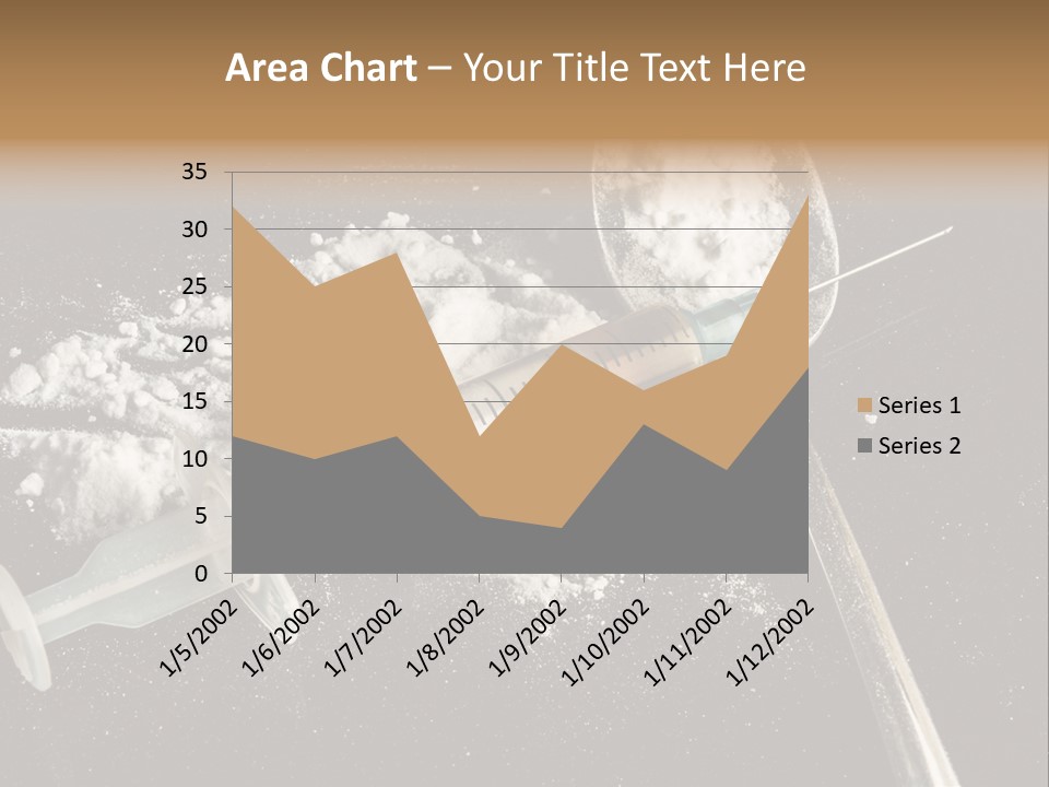 Dependence Cocaine Healthy PowerPoint Template