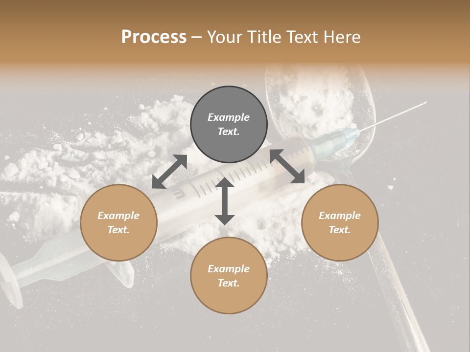 Dependence Cocaine Healthy PowerPoint Template
