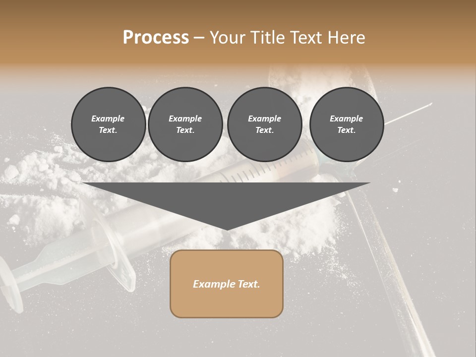 Dependence Cocaine Healthy PowerPoint Template