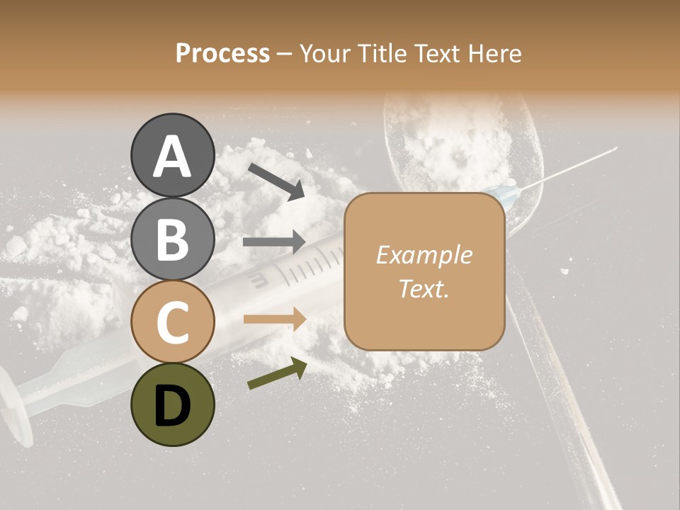 Dependence Cocaine Healthy PowerPoint Template